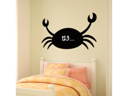 Pegatina de Pared de Ardósia Silueta de Cangrejo AMBIANCE STICKER