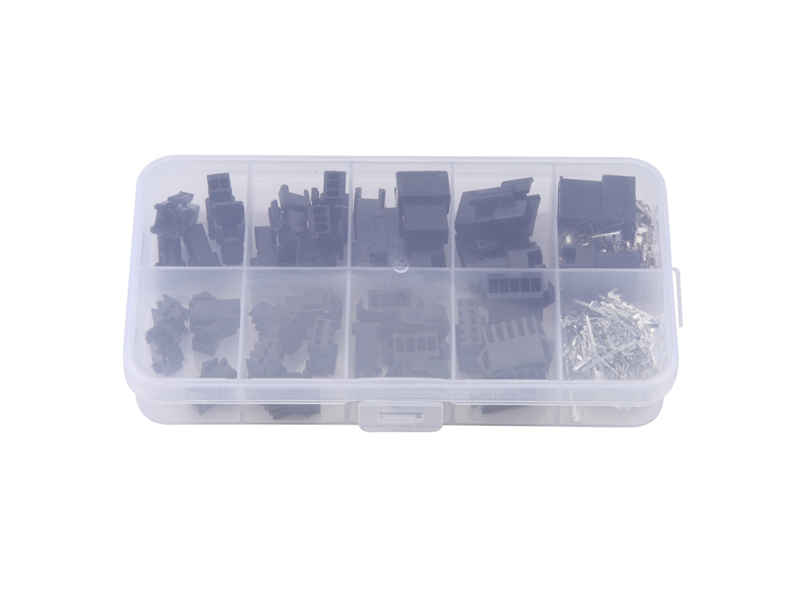 Kit de terminales de cable macho y hembra de 200 piezas con conector SM de 2/3/4/5 pines