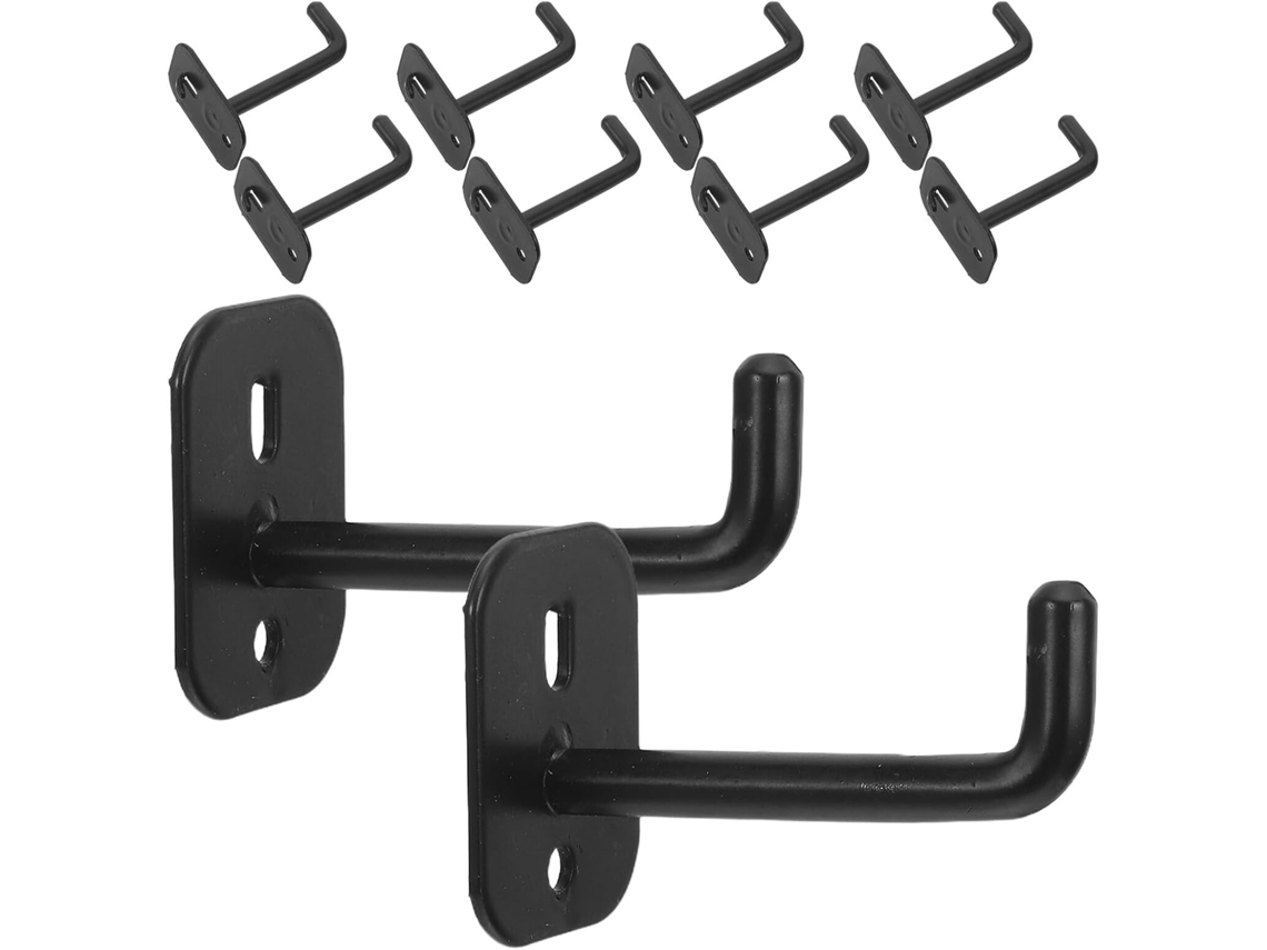 10 6 5 Juego De Herramientas De Ganchos Para Tablero Perforado (mm) – Metal Negro (cm)