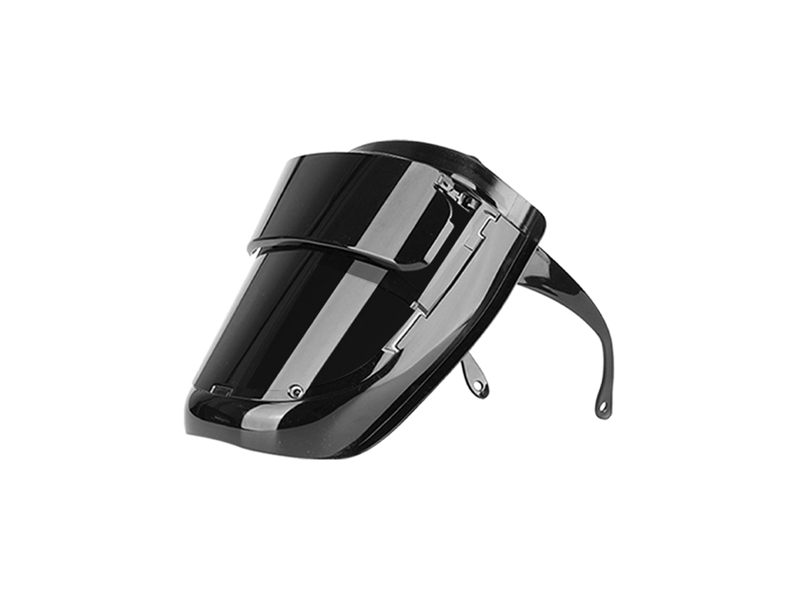 Máscara De Soldadura De Policarbonato Con Visión Amplia De 180°, Resistente A Altas Temperaturas Para Soldadura Por Arco, Pulido Y Corte.