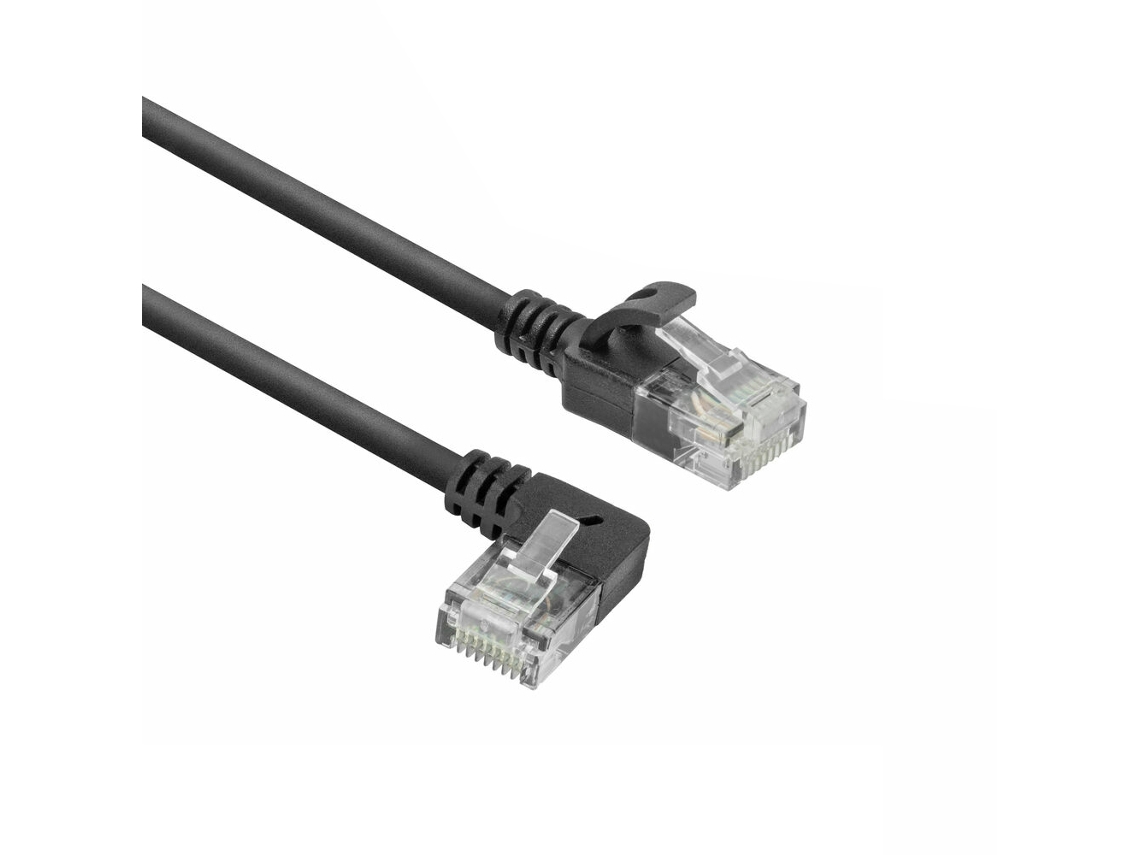 Cable de red negro DC1930 de 0,15 m Cat6a U/UTP Act (UTP)