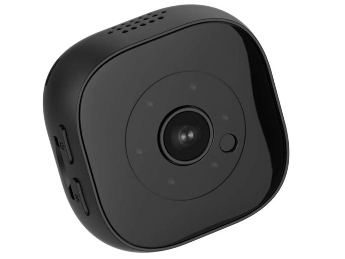 Mini cámara H9 gran angular de 120 grados con captura nocturna por infrarrojos y detección de movimiento Yizhood (negra)