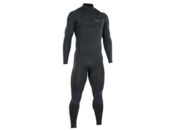 Terno de Neoprene Manga Longa com Zíper no Peito Element 5/4 Mm Preto Xsion