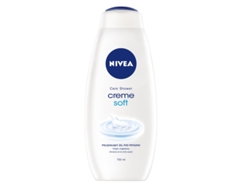Gel de ducha Nivea Creme Soft Care, 750 ml. Cuidado intenso e hidratante de la piel.