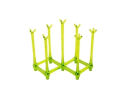 Escurridor Extensible Linjou Que Ahorra Espacio Para Botellas Portátiles (verde)