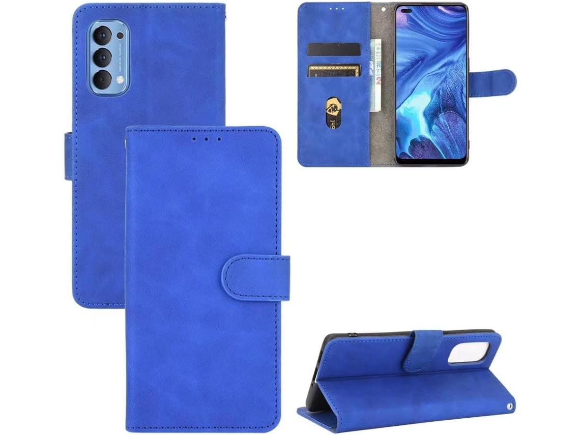 Protector de Pantalla para Oppo Reno 4 4G HONGWE. Piel Azul