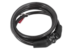 Candado de seguridad para bicicleta con cable, diseño sin llave, antirrobo de acero con contraseña, cadena de bicicleta