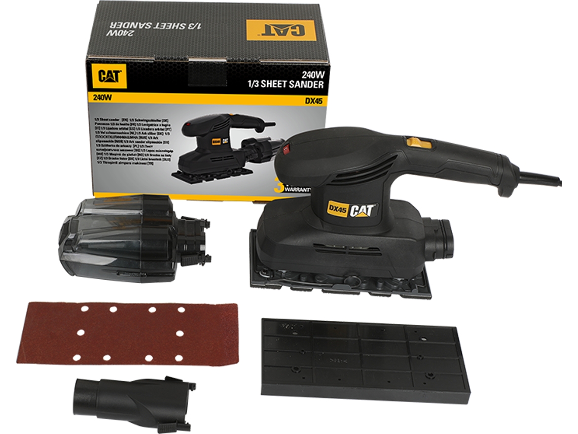 Lijadora 240W 1/3 hoja CATERPILLAR POWER TOOLS (DX45)