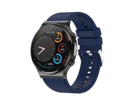 Smartwatch E300 1 32 pulgadas Pantalla Ips Hd Tft Ecg Hr Monitoreo de oxígeno en sangre Presión arterial Azul Tpu