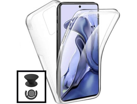 Kit Funda y Popsocket Oppo A54S PHONECARE 360° Impact Protection (Transparente)