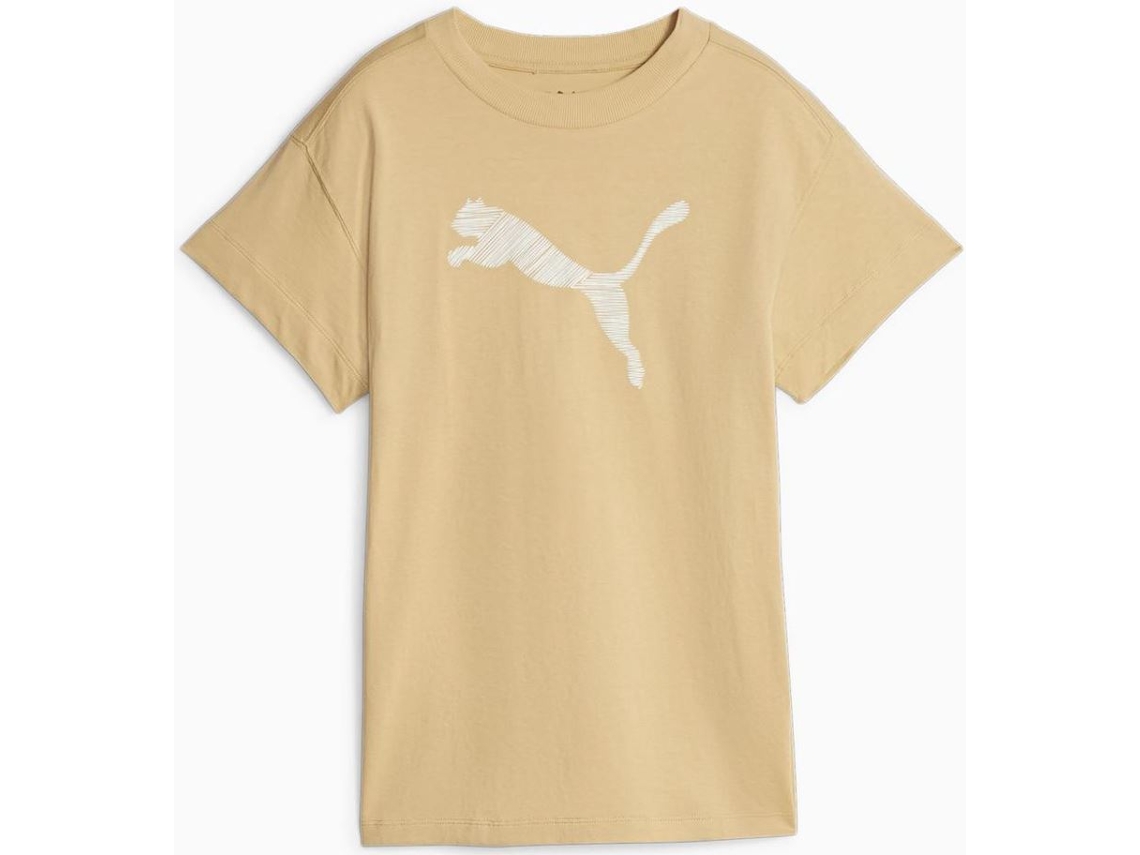 Camiseta de algodón sostenible Puma para mujer, talla S