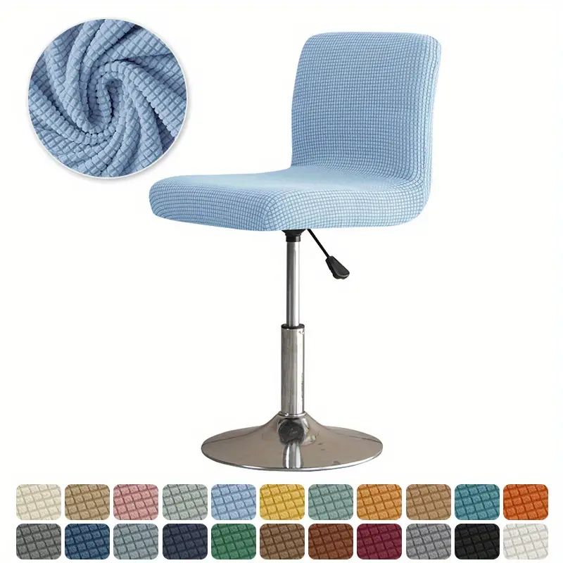 Funda Elástica Para Silla De Taburete De Bar Con Funda Lavable Para Cafeterías (azul Cielo) Eifson