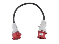 Adaptador De Corriente Trifásico De 32 A A 16 A 400 V Para Maquinaria Pesada Con Cable Impermeable.