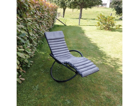 Tumbona mecedora balancín de lujo monaco - gris 14-700871 - KETER