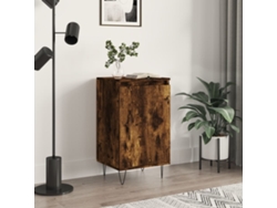 Aparador Madera De Ingeniería Roble Ahumado 40x35x70 Cm