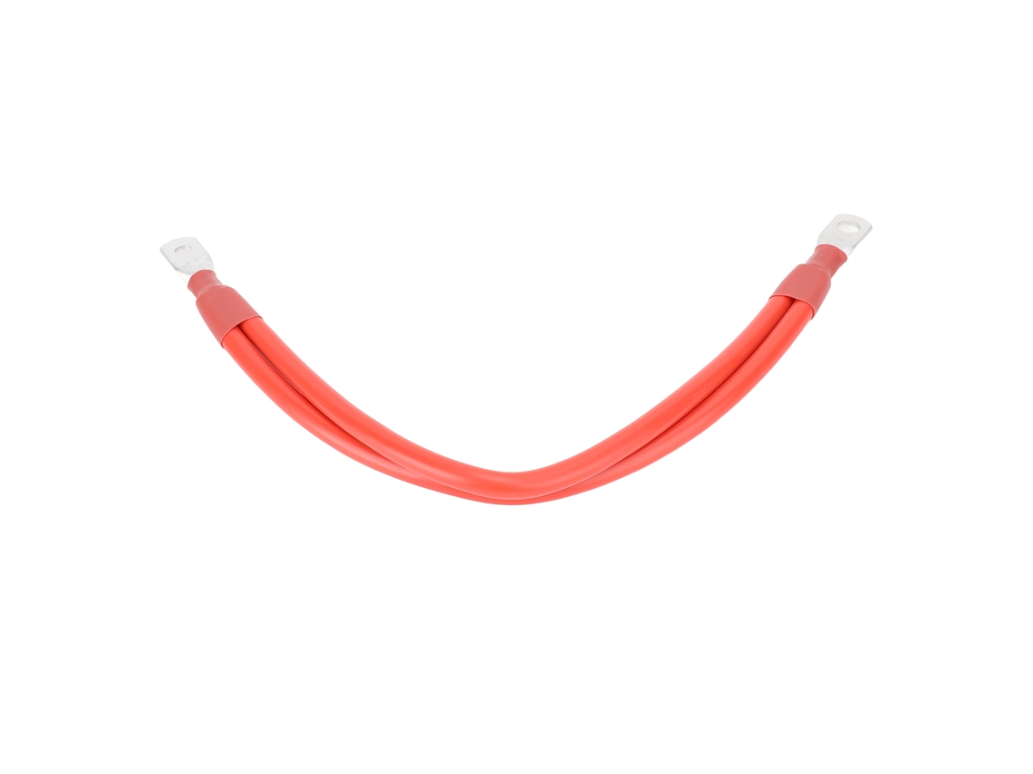 Cable De Batería De Cobre De 6 Awg Con Terminales De Silicona Flexibles Sc35-8 Sc35-6 Para Barco, Motocicleta, Coche, 50 Cm