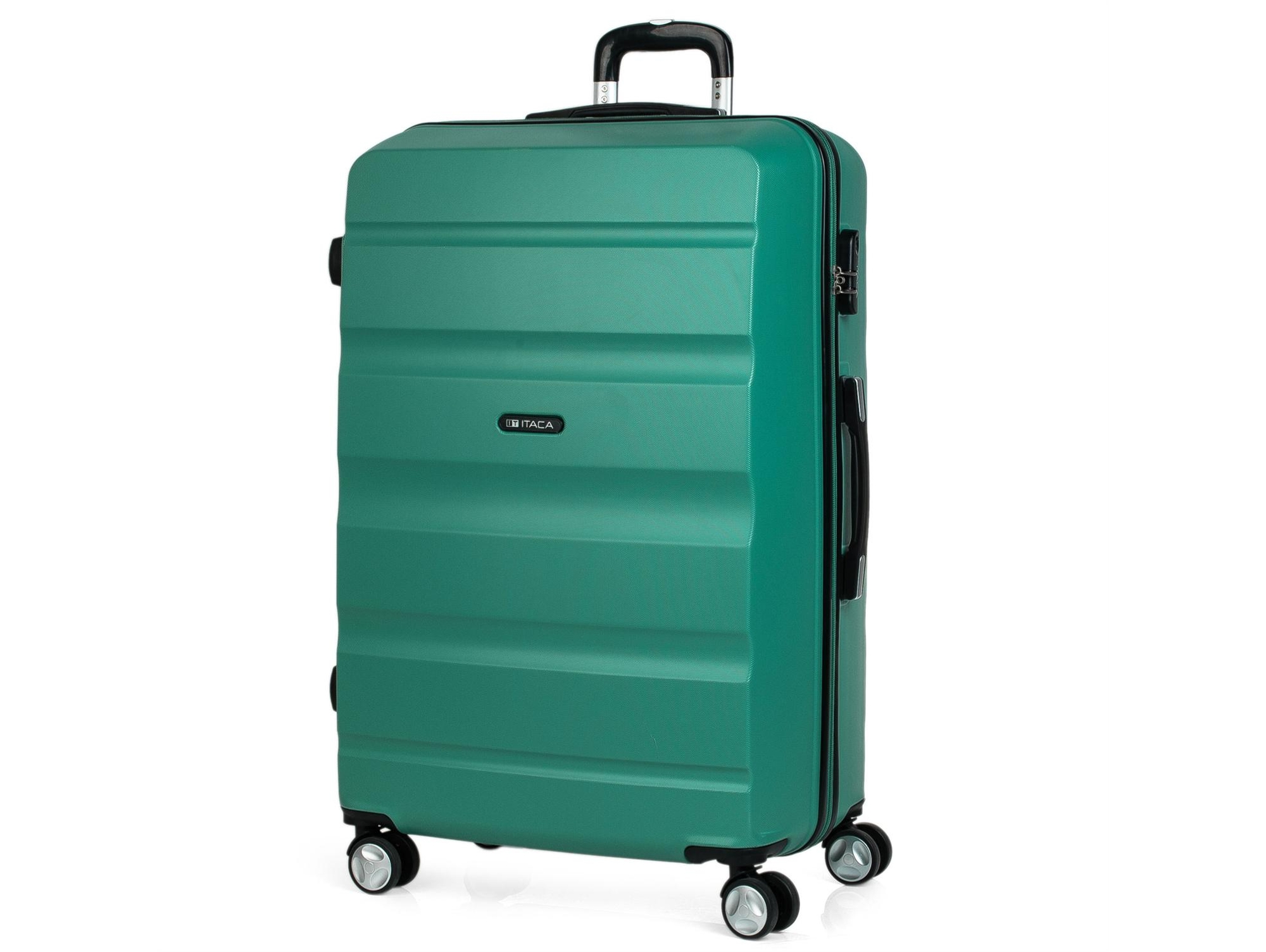 Maleta de Viaje Grande ITACA Abs Lisa Verde (100 L)
