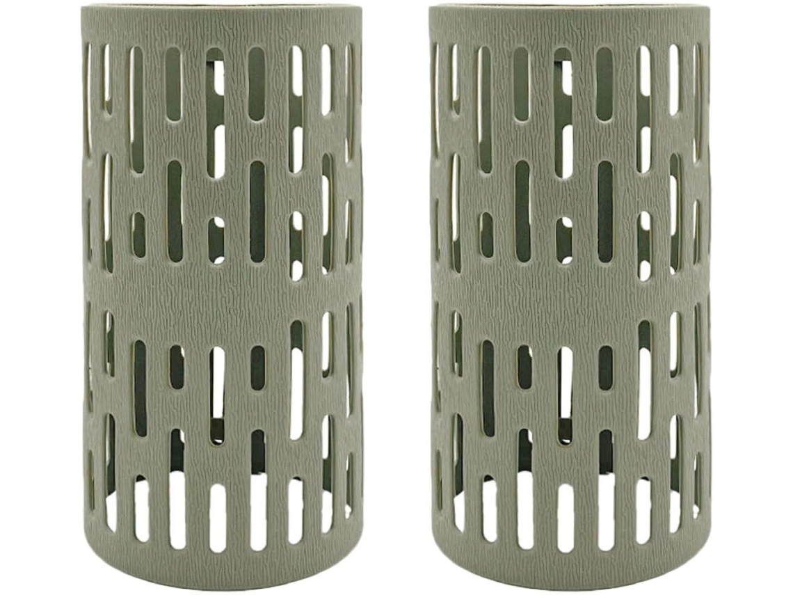 Juego De 2 Fundas Protectoras De Plástico Para Troncos De Árboles
