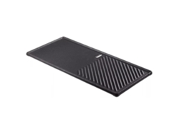 Parrilla de hierro fundido esmaltado Boston Enders para parrilla de gas (20,5 x 43 x 1,5 cm), color negro