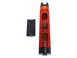 Soporte Portátil De Plástico Para Caña De Pescar, Desmontable Con Orificio Para Filtro, Accesorios De Pesca, Rojo.
