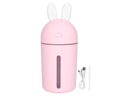 Minihumidificador de aire de 200 ml con temporizador de 3 horas, luz nocturna y humidificador de escritorio USB.