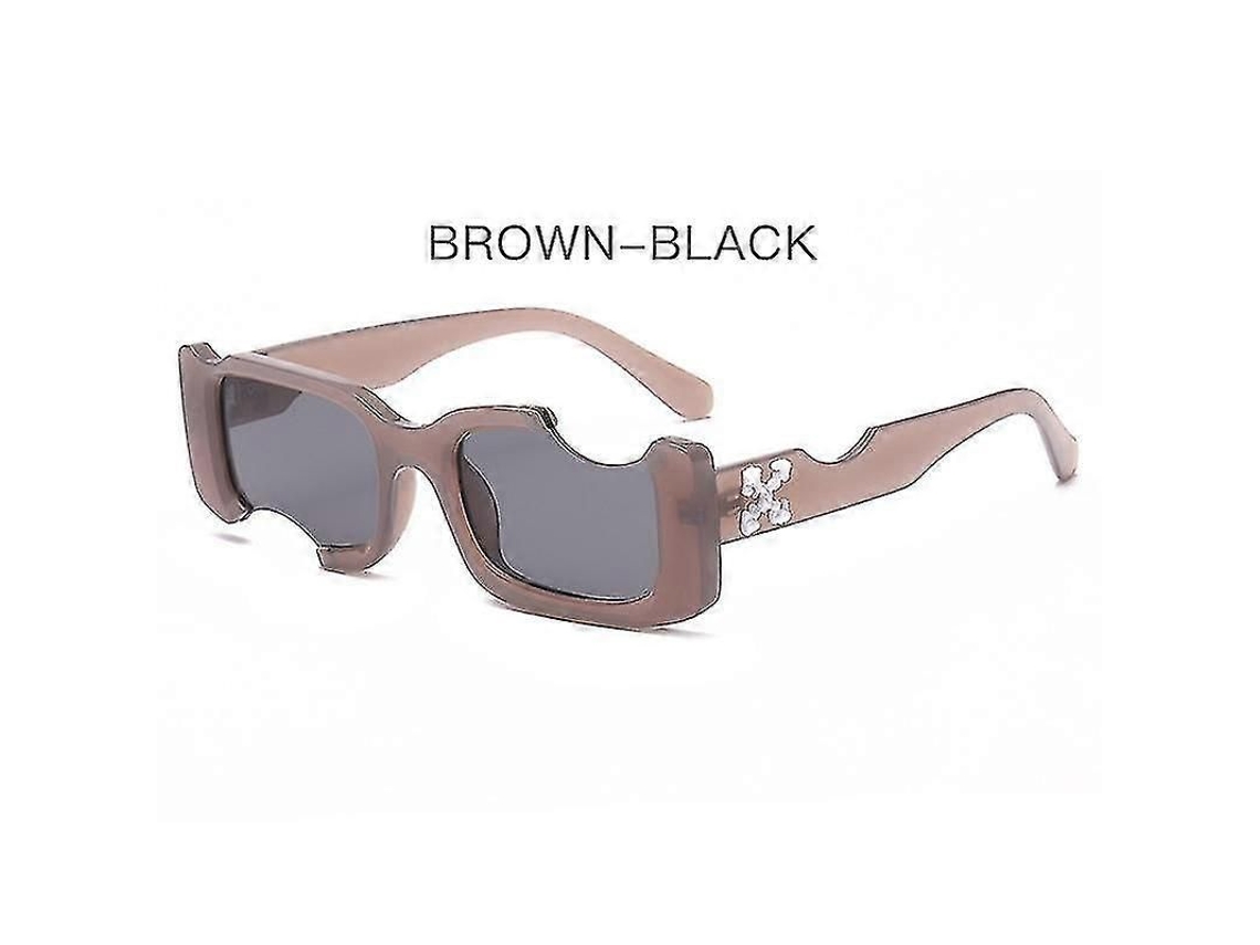 Gafas De Sol Vintage Dkxbe Uv400 Unisex Resina Marco Cuadrado 68mm Mujer Hombre Jelly Gray