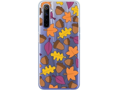 Carcasa Realme 6 TUMUNDOSMARTPHONE Dibujos Transparente Multicolor