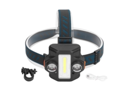 Bj-lanterna Frontal Led 2 Em 1 Com Indução Luz Alta Usb Recarregável Impermeável Para Exteriores E Bicicleta