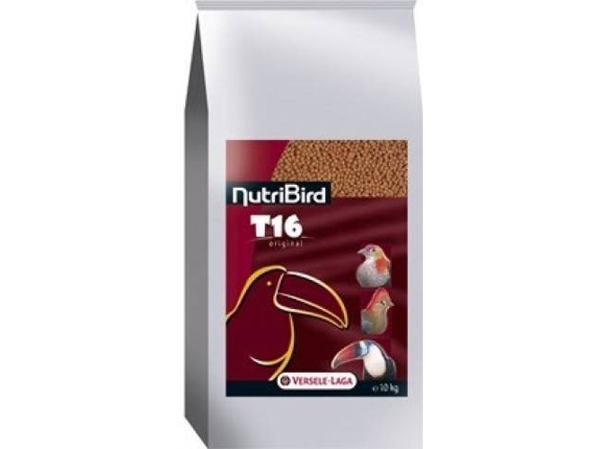 Alimentación para Pájaros VERSELE-LAGA Nutribird T16 Original (10Kg)