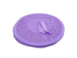 Cesta colgante de malla de 3 compartimentos, diseño plegable, organizador multicompartimento para ropa interior y calcetines.