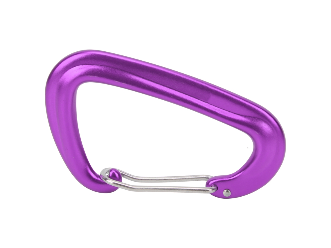 Rebe-mosquetones Multifuncionales De Aluminio Para Camping, Hamacas Y Columpios, Clip Hebilla Exterior Morado