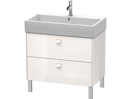 Mueble de aseo DURAVIT Brioso de pie 78,4 x 45,9 cm 2 extraíbles extraíble superior incl. hueco para sifón y delantal para lavabo Vero Air 23508