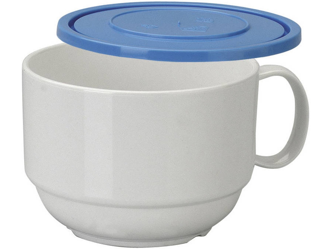 Taza LACOR con tapa 300ml