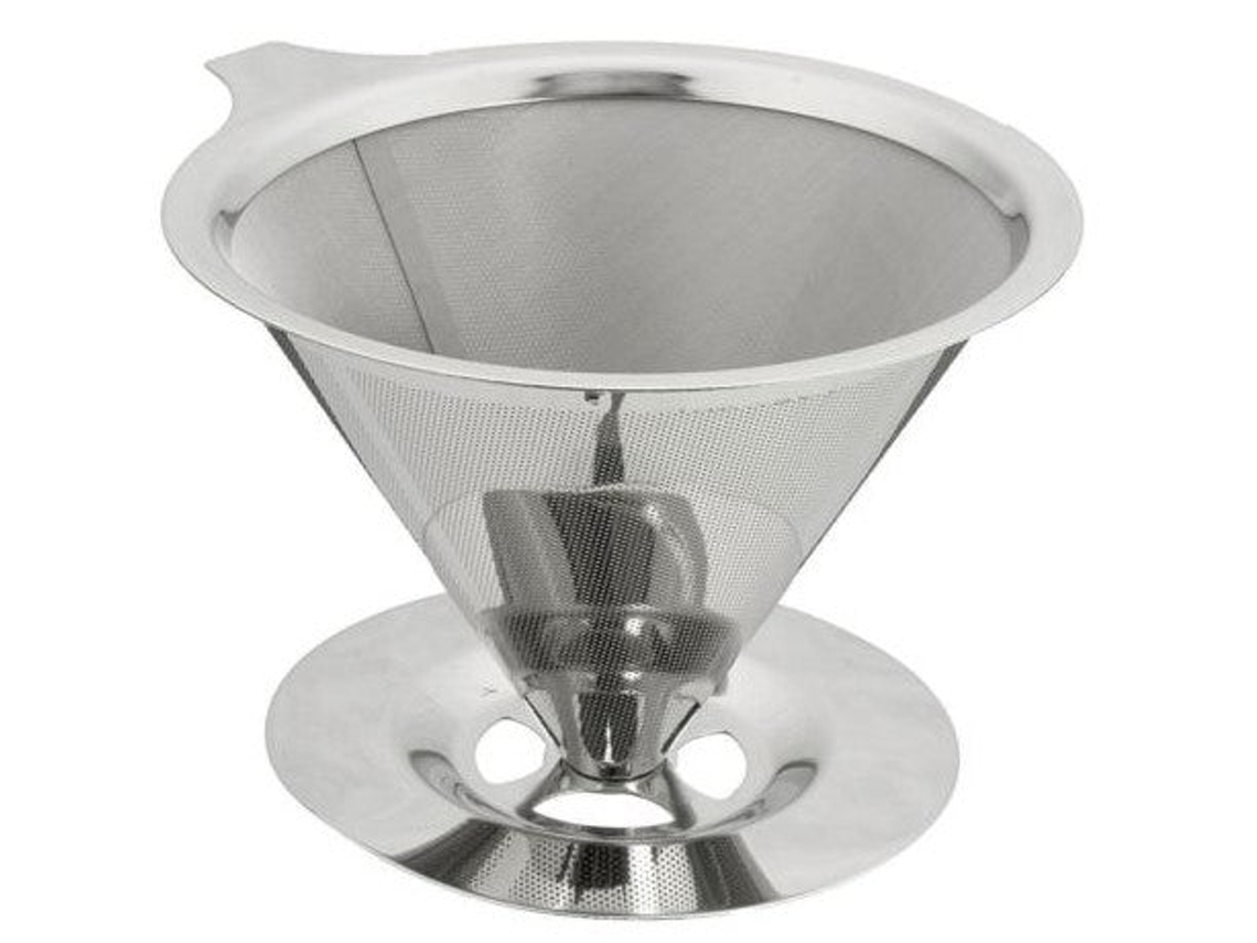 Filtro de café reutilizable de acero inoxidable, portátil, recargable, compacto, para uso doméstico, viajes, invierno, silencioso, ergonómico - STELASPLEN