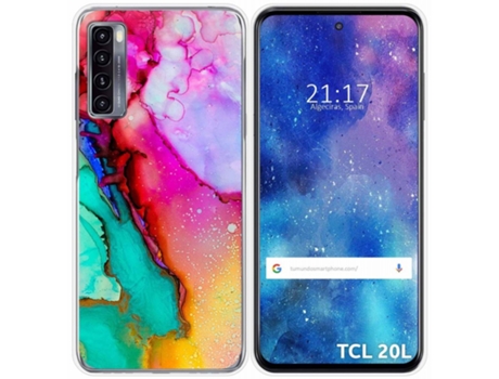 Carcasa TCL 20L / 20L+ TUMUNDOSMARTPHONE Dibujos Multicolor