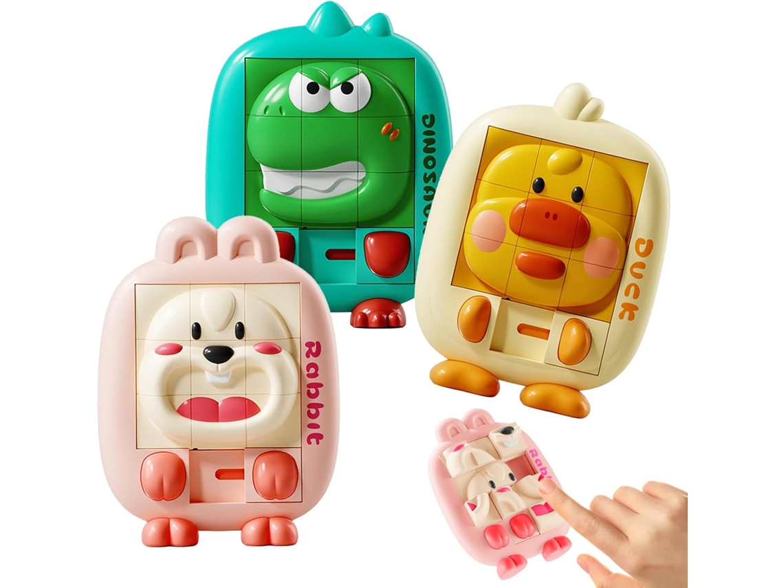 IKOPFLN – Super Slide Puzzle De Viaje, Rompecabezas Deslizante Con 500+ Formas De Juego, Ideal Para Niños Y Adultos, Regalo Navideño