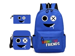 Mochila escolar Rainbow Friend de 6 piezas y 3 piezas