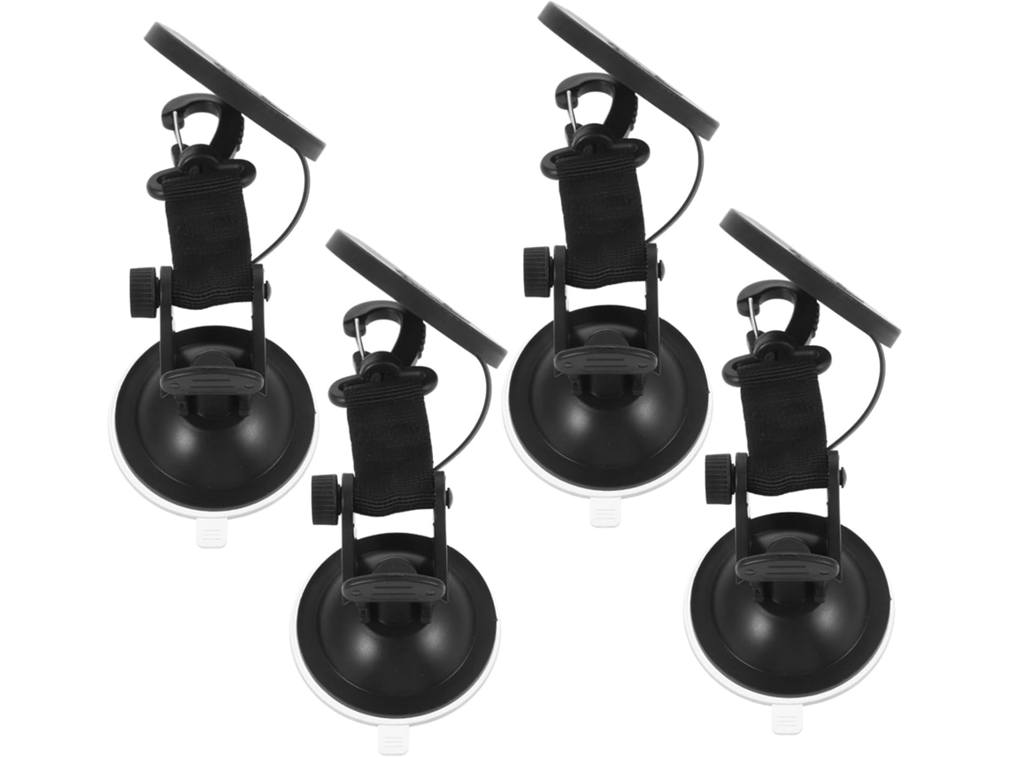Ganchos Con Ventosa De 4 Piezas Para Acampar, Ventosas Fuertes, Agarre Seguro Para Actividades Al Aire Libre.