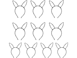 Juego De 10 Horquillas De Hierro Con Bordes Lisos Para Uso Diario Y Ocasiones Especiales.