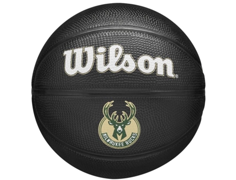 WILSON Team Tribute Milwaukee Bucks Mini Ball WZ4017606XB, unisexo, pelotas de baloncesto (negro - 3 EU)