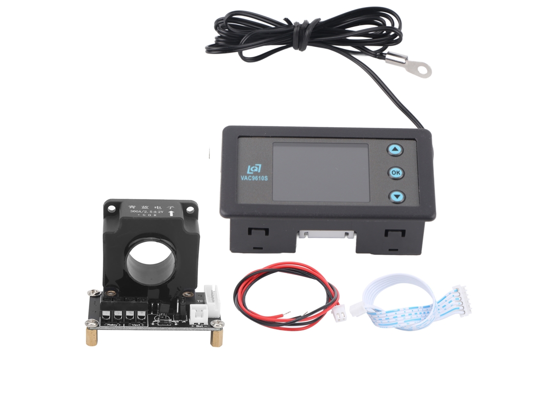 Medidor Digital De Culombios, Voltaje Y Corriente, Capacidad De Batería De 300 A, Con Protección Y Pantalla Lcd.