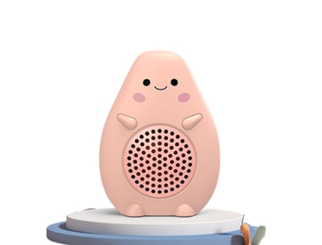 Altavoz rosa inalámbrico Shxx, de graves portátil para exteriores con soporte de cordón, Radio Fm, reproducción de tarjeta Tf, Xq-Yx91