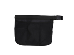 Danu2026-bolsa De Cintura Para Pelotas De Tenis Y Pickleball Elástica Ajustable Con Malla Portapelotas Deportivo Negro