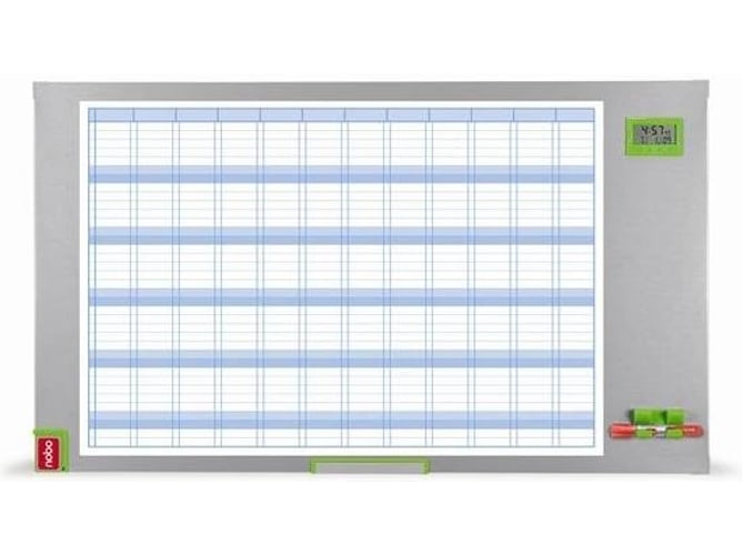 Pizarra de Planificación NOBO Performance Plus Anual (725x50x1178mm - Magnético: Sí)