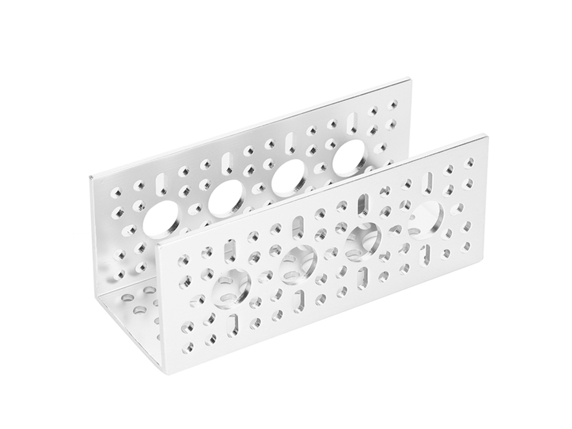 Soporte De Servo Para Brazo Robótico En Forma De U Con 4 Orificios, 4,8 X 4,8 Cm, Compatible Con Gobilda Tetrix Ftc Frc First Wro