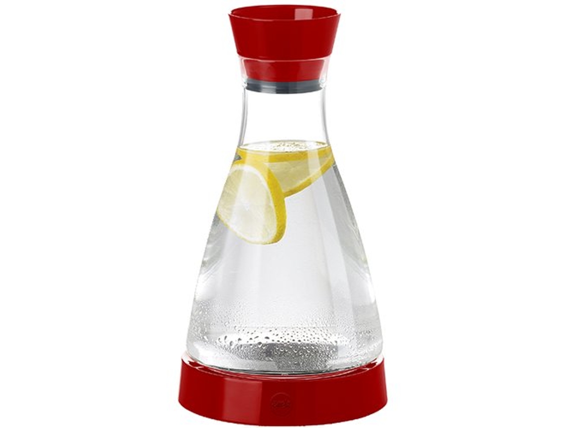 Garrafa Refrig. Flow Slim Plástico 1L Tefal  Rojo - K3058112