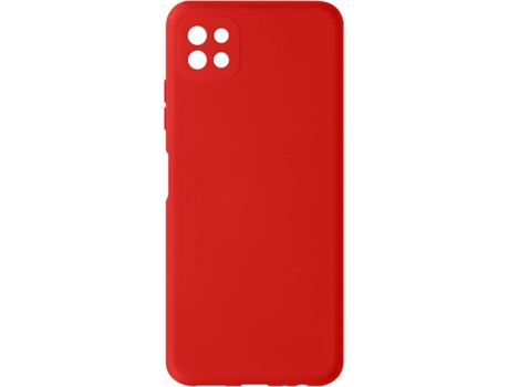 Carcasa Samsung Galaxy A22 5G AVIZAR Soft Touch Rojo