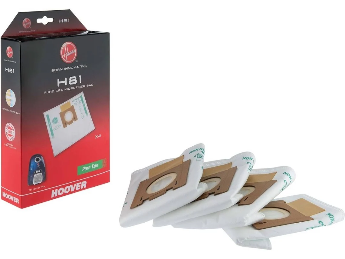 Bolsa de Aspiradora HOOVER H81 (Compatibilidad: Hoover - 4 unidades)