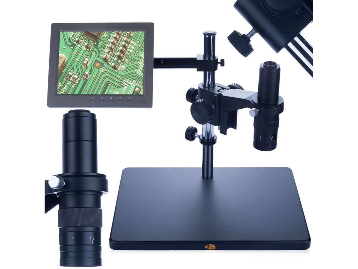 Microscopio digital Earth Pro Mcep-0.5x – Zoom de 7x a 45x | Óptica de alta calidad | Ideal para electrónica y biología