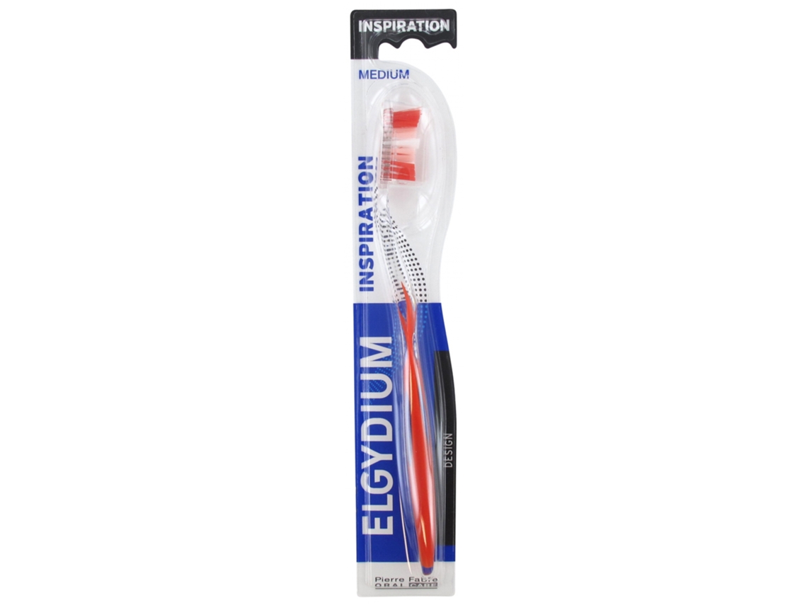 Cepillo de Dientes Inspiration Medium Color: Rojo ELGYDIUM